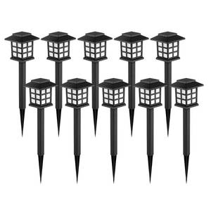 lot 9496 image: GIGALUMI Solar Outdoor Lights��10 Pack LED Solar Lights Outdoor Waterproof, Solar Walkway Lights Maintain 10 Hours of Lighting for Your Garden, Landscape, Path, Yard, Patio, Driveway