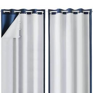 lot 10421 image: OWENIE 100% Blackout Curtain Liner 2 Panels Set for Bedroom Living Room, Total Darkening Thermal Curtains Liner for 84 Inch Long Curtains Behind, Each 40 Wx80 L, Thermal Curtains for Summer Heat