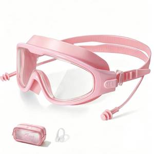 lot 10460 image: seasprint Adult Swimming Goggles,Leak-Proof,Anti-Fog Pool Glasses,Wide View Swim Goggles with Ear Plugs and Nose Clip,Suitable for IndoorOutdoor Swimming(Pink)