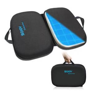 lot 10472 image: Sojoy iGelComfort 3 in 1 Foldable Gel Seat Cushion Featured with Memory Foam (A Must-Have Travel Cushion Smart, Easy Travel Cushion) (Size 18.5 x 15 x 2)