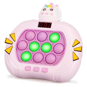 lot 10480 image: Blackma Fast Push Light Up Fidget Toys for Kids, Handheld Puzzle Game Sensory Toys, Christmas Toys Gifts for 3-12 Year Old Boys Girls (Unicorn)