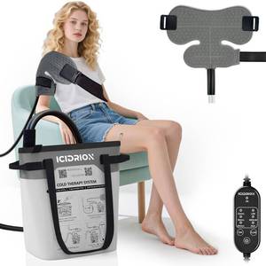 lot 11416 image: ICIDRION Ice Machine for Shoulder After Surgery, Programmable & Portable (Slight Use)