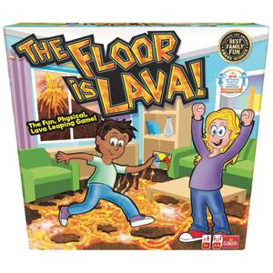 lot 11424 image: Goliath The Original The Floor is Lava Game by Endless Games - Interactive Game For Kids And Adults - Promotes Physical Activity - Indoor And Outdoor Safe - Classic Edition (Slight Use)