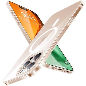 lot 12118 image: TORRAS Magnetic Slim-Fit for iPhone 16 Pro Max Case 6.9 inch, Ultra-Thin 16 ProMax Phone Case Compatible with MagSafe, Light Anti-Scratch Matte Hard PC Bayer OriginFit, Clear