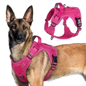 lot 12133 image: rabbitgoo Tactical Dog Harness for X-Large, No Pull Military Service Vest