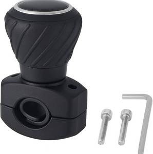 lot 12138 image: Ketofa Universal 77700-01540 Steering Wheel Spinner Knob for Kubota Tractors, Black, Polyurethane, 1.25 inches, Tractor Steering Wheel Accessory
