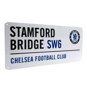 lot 12174 image: Chelsea FC Authentic Stamford Bridge Metal Street Sign