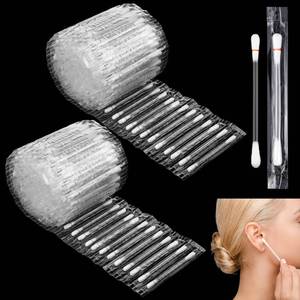 lot 14273 image: Hoolerry 200 Pcs Piercing Aftercare Swabs, Saline Solution, Individually Wrapped