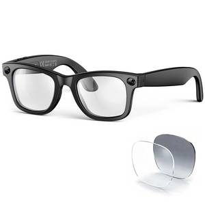 lot 14320 image: AI Smart Glasses with Camera and Bluetooth,8MP 2K HD Camera Glasses,AI Voice Control,AI Photo Recognition and Translation,Smart Anti-Blue Light Glasses,IP67 Waterproof for Driving,Outdoor,2 Lenses.