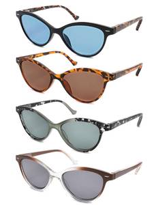 lot 14346 image: HEEYYOK Women Reading Glasses 4 Pack Sunglasses Readers for Women Blue Light Blocking Reading Glasses Outdoor Anti UV Glare with Spring Hinge(2.5,Not Bifocals)