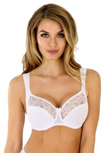 lot 14356 image: Rosme Womens Half Padded Bra, Collection Annija, White, Size 32H