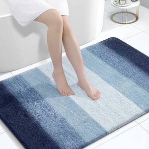 lot 19442 image: OLANLY Large Bathroom Rugs Mat 44x32, Extra Soft Absorbent Microfiber Bath Rugs, Rubber Backing, Quick Dry, Washable Bath Mats for Bathroom Floor, Tub and Shower, Home Decor Accessories, Airy Blue