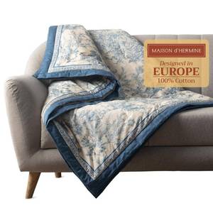 lot 19457 image: Maison d Hermine Throw Blanket for Couch Lightweight Soft (60X80)