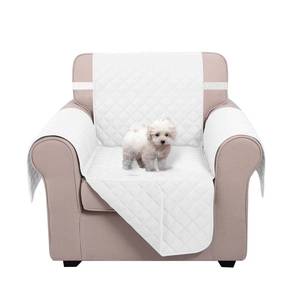 lot 20006 image: U-NICE HOME Reversible Recliner Chair Covers, White