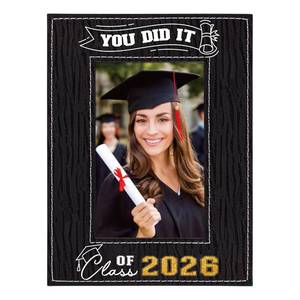 lot 20029 image: FLYAB Class of 2026 Picture Frame - Graduation Gifts You Did It Portrait Photoframe for Women Men Wood- Special Display for a Treasured Graduation for College High School Pre-K Graduates