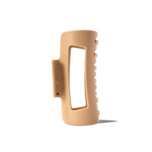 lot 20053 image: Mello Medium Hair Clip - Flexible Comfort Hair Claw for Women, Strong Hold for Thick & Thin Hair Styling, Durable Material, Matte Non-Slip Finish, Made in Korea, Patent Pending (Brown, Medium)