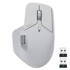 lot 20067 image: Rapoo MT760 PRO Wireless Mouse, NearLink  Bluetooth 5.0 Multi-Device, 12K DPI, 2K Polling, Ergo for Work & Gaming, 11 Programmable Buttons, On-Board Memory, Quiet Clicks, USB-C, 120 Days Battery Life