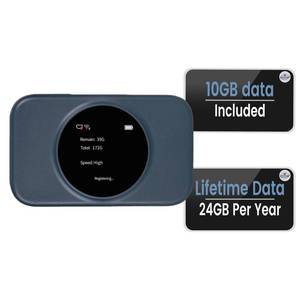 lot 20077 image: Statelinker S2 Portable WiFi Hotspot,10GB Free USA Data for 30 Days,No Sim Card Needed,4g LTE Mobile Internet Travel Router for USA,8 Device Connected,High Speed Pocket Hot Spot MiFi Devices