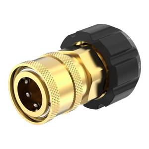 lot 20095 image: Twinkle Star Pressure Washer Adapter, 38 NPT to M22 14mm Female