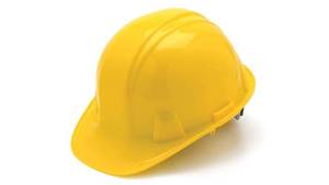 lot 20119 image: Pyramex Safety Products HP14030 Sl Series 4 pt. Snap Lock Suspension Hard Hat, Yellow