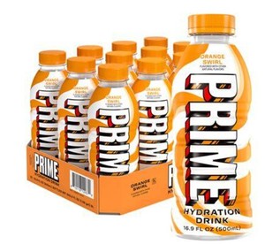 lot 19432 image: Prime Orange Hydration Drink 12 Pack 500ml Bottles
