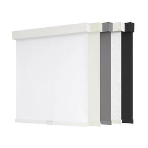 lot 1037 image: AOSKY Blackout Roller Shades Cordless Blinds for Windows, Free-Stop Shades with Valance, Thermal Insulated Fabric, UV Protection, Natural Woven Blinds for Home and Office (51 W x 72 H, White)