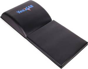 lot 1054 image: Yes4All Abdominal Exercise Pads, Foldable Ab Workout Equipment for Home Gym Core Training & Back Stretching, Sit Up Mat for Floor Exercises with Tailbone, Black