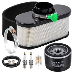 lot 1066 image: Karvayna FR691V Tune Up Kit for Kawasaki 11013-0752 Air Filter FR651V FR730V FS481V FS541V FS600V FS651V FS691V FS730V Engine Lawn Mower 11013-0813 FR691V Oil Filter 49065-7007 Oil Change Kit