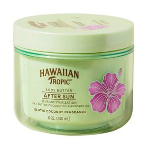 lot 2079 image: Hawaiian Tropic After Sun Body Butter with Coconut Oil, 8 oz, After Sun Lotion, After Sun Moisturizer, Coconut Body Butter, After Sun Care, After Sun Skin Care, 8 oz