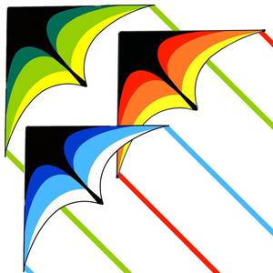 lot 2106 image: A 3 Pack Delta Kites for Adults, Easy to Fly Beach Kite for Kids Ages 4-12