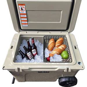 lot 2110 image: Cooler Basket for YETI Tundra Haul, YETI Roadie 48, Yeti Roadie 60,Compatible with Other lgloo Accessories Coolers Locks, Coolers Dividers, Ice etc,Cooler Basket Keeps Food Dry. (1-Pack)