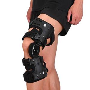 lot 2129 image: Komzer OA Unloader Knee Brace, Adjustable 3-Point MedialLateral Offloading Support for Osteoarthritis Pain, Bone-on-Bone Joint Degeneration & Recovery, ROM Control, Universal Fit for Men & Women, Black, Left