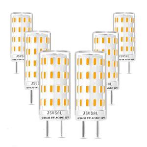 lot 2155 image: JSVSAL GY6.35 LED Bulb Dimmable,5W,12V Soft White 3000K,6-Pack