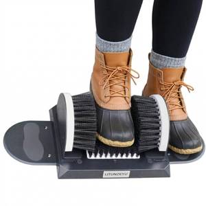 lot 3125 image: LITUNZEYU Adjustable Width Boot Scrubber & Shoe Cleaner - Heavy Duty,OutdoorIndoor Use to Remove Mud, Snow,Dirt,Garden,Garage,Farm,Patio Brush