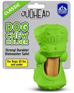 lot 4027 image: Himalayan Jughead Classic Dog Chew Holder - Holds Chews & Treats for Dogs, Slows Down Fast Chewers for Long Lasting Chews - Pair with Jughead Classic Insert, and Veggie Treats Like Carrots & Celery