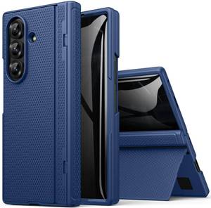lot 4453 image: for Samsung Galaxy Z Fold 7 Case with Stand, Privacy Screen Protector, Blue