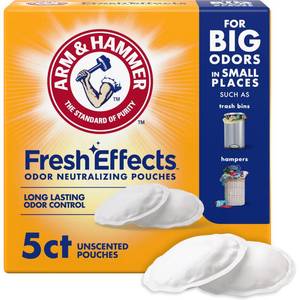 lot 4497 image: ARM & HAMMER Fresh Effects Odor Neutralizing Baking Soda Pouches, 5 Count