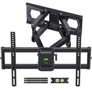 lot 5383 image: Full Motion TV Wall Mount for Most 37-84 Flat Screen TV, Swivel or Tilt TV Wall Bracket with Dual Articulating Arms, for 12-16 Wood Studs, Max VESA 600x400mm, Load 120 lbs by USX MOUNT