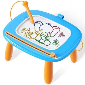 lot 5416 image: Seimome Toddlers Toys Ages 1-3, Magnetic Drawing Board, Doodle Board Pad Learning and Educational Toys for 18 Months Baby, 1-3 Yr Kids Birthday Gifts- Blue