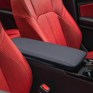 lot 6009 image: TOPINSTALL 2025 2026 Camry Center Console Cover Compatible with 2025 2026 Toyota Camry (LESEXLEXSE) Accessory, PU Leather Armrest Box Lid Protector Anti-Scratch Middle Console Cover Black