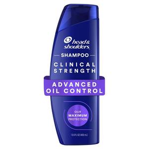 lot 6010 image: Head & Shoulders Clinical Strength Advanced Oil Control Anti-Dandruff Shampoo, 1% Selenium Sulfide, Stubborn Dandruff, 13.5 fl oz