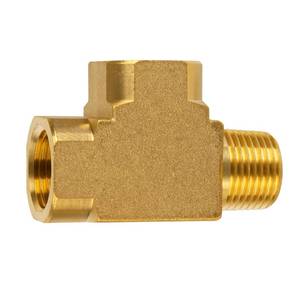 lot 6023 image: KAINGA Tee 38 NPT Female � 38 NPT Male � 38 NPT Female, Brass Pipe Fitting, Barstock Street Tee 3 Way Adapter for Propane, Oil, Gas, Air Flow Systems, Corrosion Resistant, 1200 PSI Rated, 1 Pack