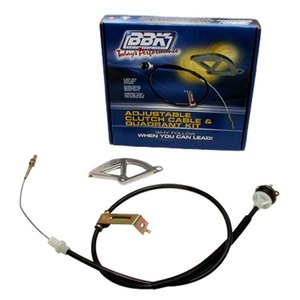 lot 6040 image: BBK Performance 1505 Adjustable Clutch Cable and Aluminum Double Hook Quadrant Kit (Heavy Duty) for Ford Mustang Fits select 1994 FORD MUSTANG GT  1995 FORD MUSTANG GTGTS
