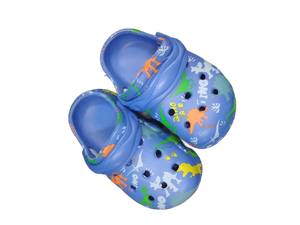 lot 6056 image: Dinosaur Crocs color blue size 2-4