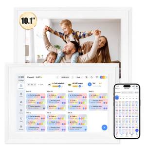 lot 6471 image: 10.1-Inch Smart Digital Calendar, Interactive Touch Screen, HD Display, Wall-Mountable Family Organizer with Chore Chart, To-Do Lists & App Sync for Home & Office, Thoughtful Mothers Gift for Her