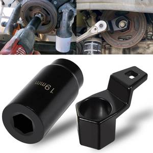 lot 6492 image: For Honda Crank Pulley Tool 19mm Harmonic Balancer Socket & 50mm Crankshaft Crank Pulley Wrench Holder Removal Holding Spanner Kit For Acura and Honda Engines, Deep Counter-Weighted Socket Tools