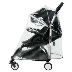 lot 11480 image: Thicking EVA RainCover for Compact Foldable Stroller,Only Fit BBZYOYO Perfectly,Weather Shield with Waterproof Zipper Opening,Reflective Safety Edging & Full Coverage Design,Ideal for Urban Travel.