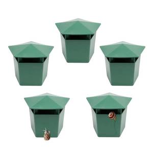 lot 11505 image: Beslands 5 Pcs Plastic Box 3.9 x 2.4 x 2.8 (Green)