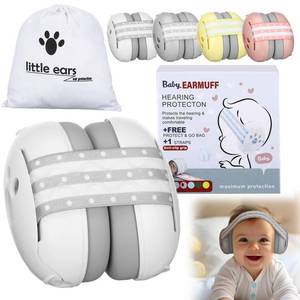 lot 11515 image: Copkim 4 Pack Baby Ear Protection for Babies and Toddlers up to 36 Months Infant Noise Cancelling Headphones Ear Muffs Against Hearing Damage Improves Sleep Travel Baby Bags
