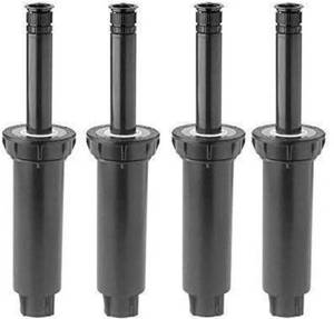 lot 12188 image: Rain Bird 1804VAN 1800 Series Professional 4 Inch Pop Up Sprinkler Head, 4 Pack - Lawn Sprinkler with Adjustable 0-360 Degree Arc Nozzle Pattern, Up to 15 Ft Spray Distance, 12 in NPT Threaded Inlet